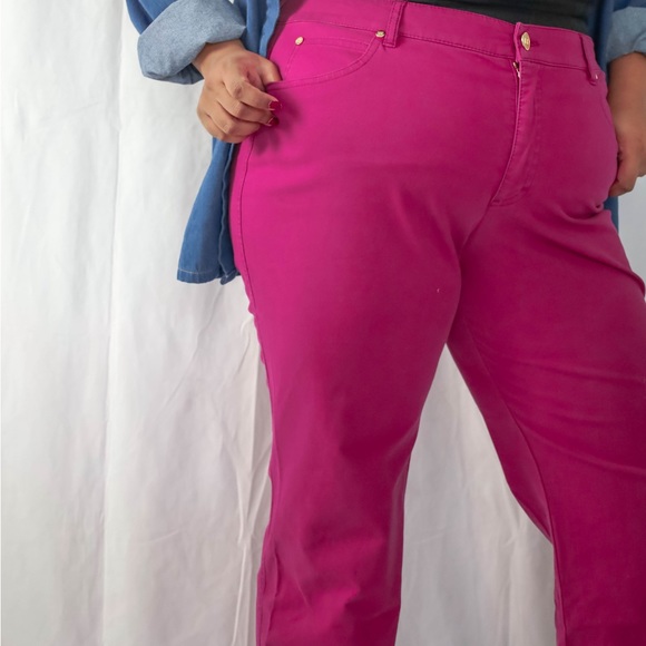 🔻SALE Escada Hot Pink Women’s Jeans | Straight Leg Pants - XL - Picture 2 of 6